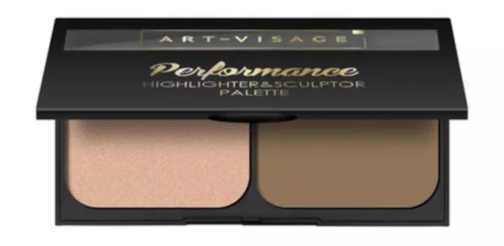 Палетка для контурирования Art-Visage Performance Highlighter and Sculptor Palette