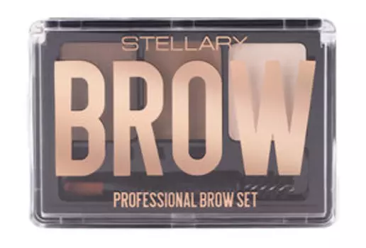 Палетка для макияжа бровей Stellary Professional Brow Set