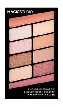 Палетка для макияжа глаз и лица Magic Studio Shaky Eyeshadow & Blush Palette