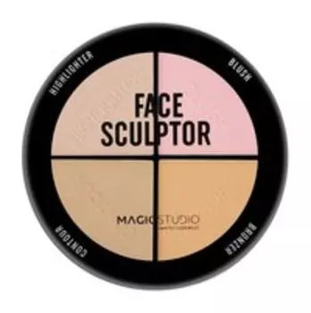 Палетка для макияжа лица Magic Studio 4-in-1 Face Sculptor