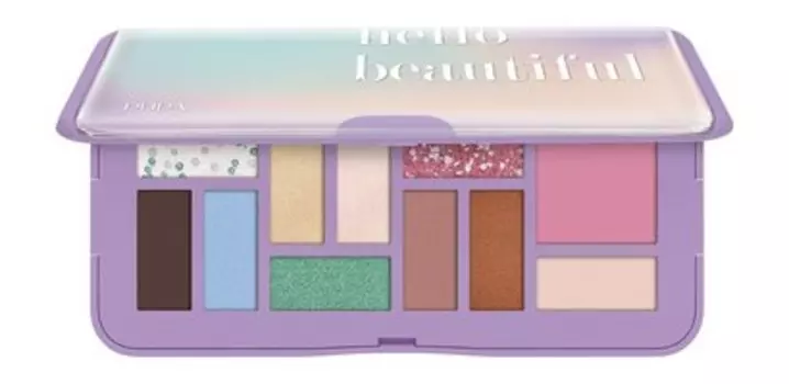 Палетка для макияжа лица Pupa Life In Color Slim Palette M: Hello Beautiful (Lilac)