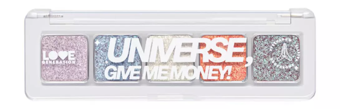 Палетка дуохромных теней для век Love Generation Universe, Give Me Money Duochrome Eyeshadow Palette