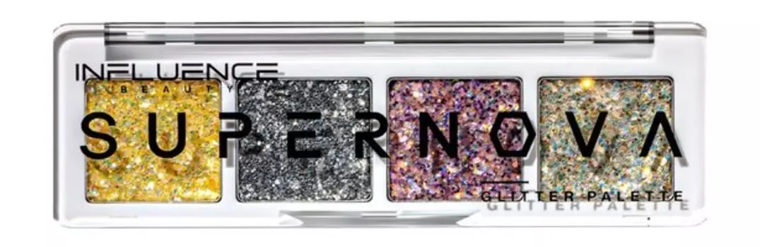 Палетка глиттеров на кремовой основе Influence Beauty Supernova Glitter Palette