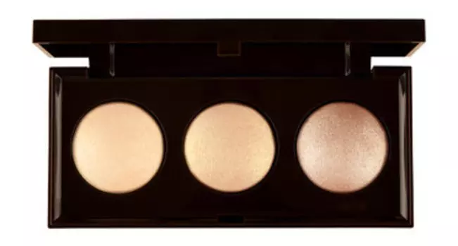 Палетка из трёх хайлайтеров Colorbar Glow Crazy Highlighter & Blusher Palette