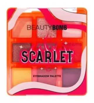 Палетка теней Beauty Bomb Scarlet Eyeshadow Palette