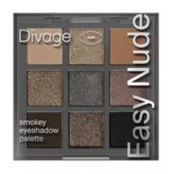 Палетка теней для век Divage Easy Nude Smokey Eyeshadow Palette