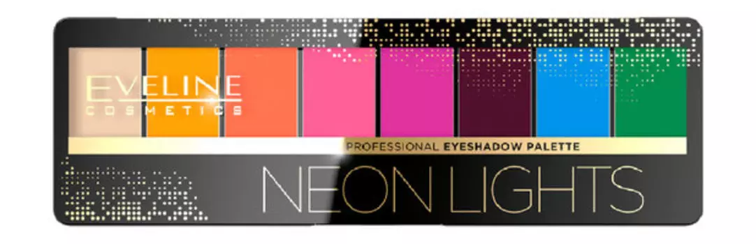 Палетка теней для век Eveline Professional Eyeshadow Palette Neon Lights