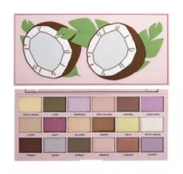 Палетка теней для век I Heart Revolution Tasty Coconut Shadow Palette