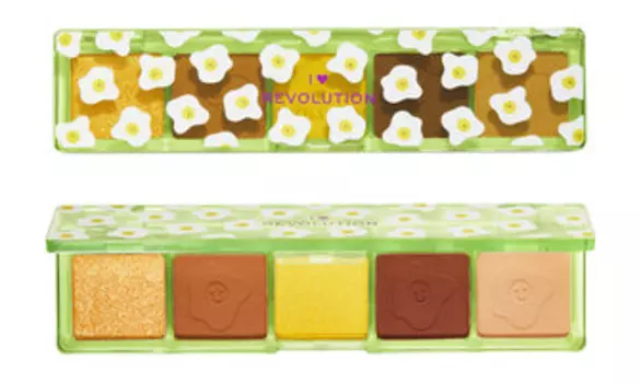 Палетка теней для век I Heart Revolution Mini Match Palette Fried Egg