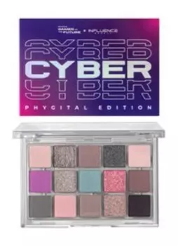 Палетка теней для век Influence Beauty Cyber Eyeshadow Palette Phygital Edition