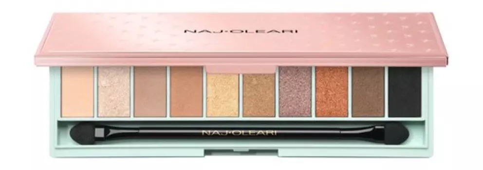 Палетка теней для век из 10 оттенков Naj Oleari Wonder Look Eyeshadow Palette II