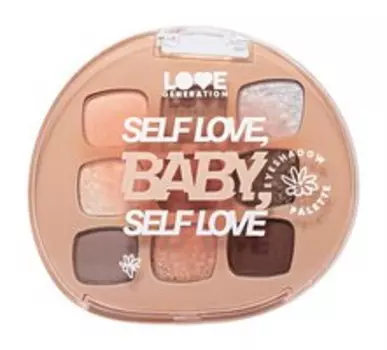 Палетка теней для век Love Generation Self Love, Baby, Self Love Eyeshadow Palette