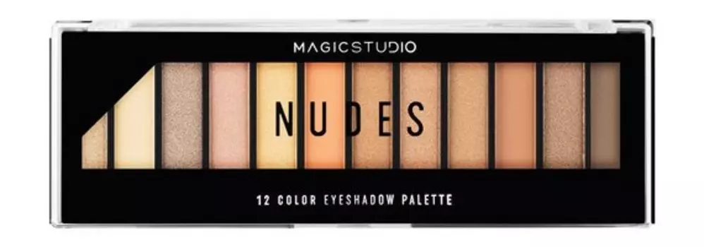 Палетка теней для век Magic Studio 12 Color Eyeshadow Palette: Nudes