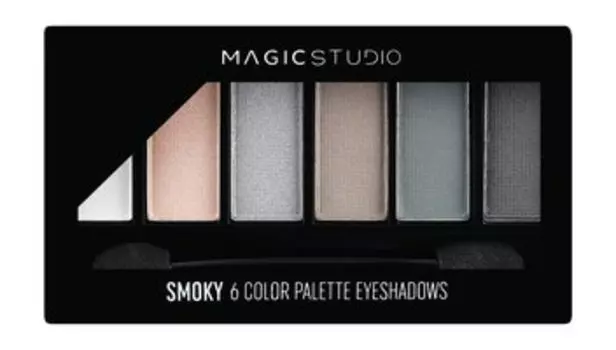Палетка теней для век Magic Studio 6 Color Eyeshadows Palette: Smoky