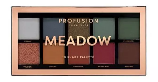 Палетка теней для век Profusion Meadow 10 Shade Palette