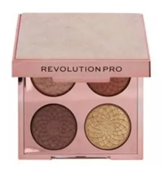 Палетка теней для век Revolution Pro Eternal Rose Eye Quad Eyeshadow Palette: Desert Rose