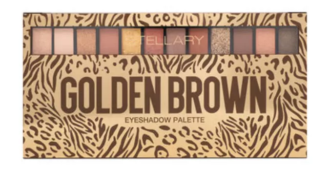 Палетка теней для век Stellary Golden Brown Eyeshadow Palette