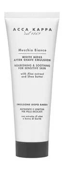 Парфюмированная эмульсия после бритья для чувствительной кожи Acca Kappa Muschio Bianco White Moss After Shave Emulsion