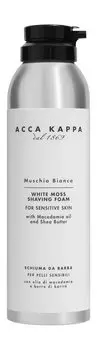 Парфюмированная пена для бритья чувствительной кожи Acca Kappa Muschio Bianco White Moss Shaving Foam