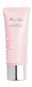 Парфюмированное молочко для душа с отшелушивающим эффектом Dior Miss Dior Rose Granita Shower Milk