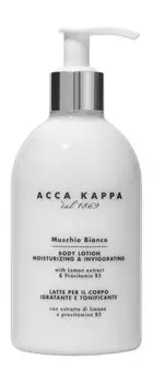 Парфюмированное молочко для тела Acca Kappa Muschio Bianco Moisturizing & Invigorating Body Lotion