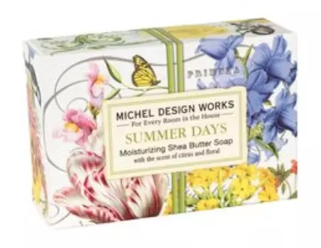 Парфюмированное мыло в подарочной коробке Michel Design Works Summer Days Boxed Single Soap