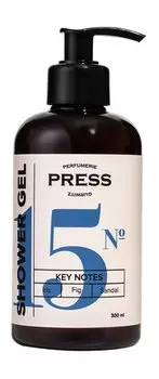 Парфюмированный бессульфатный гель для душа Press Gurwitz Perfumerie Shower Gel №15 Iris, Fig, Sandal