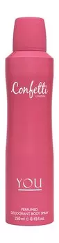 Парфюмированный дезодорант-спрей для тела Confetti London Pastel You Perfumed Deodorant Body Spray