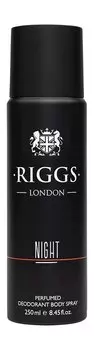 Парфюмированный дезодорант-спрей для тела Riggs London Night Perfumed Deodorant Body Spray