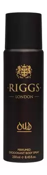 Парфюмированный дезодорант-спрей для тела Riggs London Oud Perfumed Deodorant Body Spray