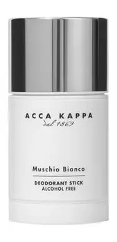 Парфюмированный дезодорант-стик Acca Kappa Muschio Bianco White Moss Deodorant Stick