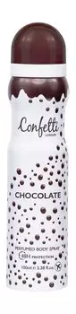 Парфюмированный дезодорирующий спрей для тела Confetti London Chocolate Perfumed Body Spray