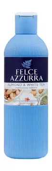 Парфюмированный гель для ванны и душа с ароматом миндаля и белого чая Felce Azzurra Almond and White Tea Enveloping Essence Perfumed Body Wash