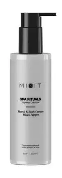 Парфюмированный крем для рук и тела с ароматом черного перца Mixit Spa Rituals Black Pepper Hand & Body Cream