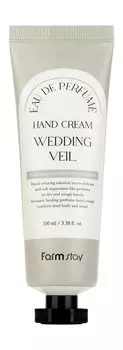 Парфюмированный крем для рук с экстрактом дикой вишни FarmStay Eau de Perfume Hand Cream Wedding Veil