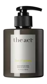 Парфюмированный лосьон для рук и тела с ароматом вербены The Act Zest of Verbena Hand and Body Lotion