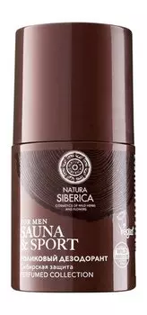 Парфюмированный роликовый дезодорант Natura Siberica Sauna & Sport for Men Сибирская защита Дезодорант