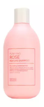 Парфюмированный шампунь для волос с ароматом розы Tenzero Purifying Rose Perfume Shampoo