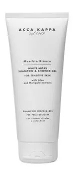 Парфюмированный шампунь и гель для душа Acca Kappa Muschio Bianco White Moss Shampoo & Shower Gel