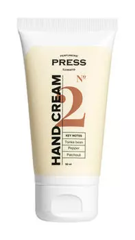 Парфюмированный увлажняющий крем для рук Press Gurwitz Hand Cream № 2 Tonka bean, Pepper, Patchoul