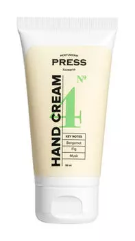 Парфюмированный увлажняющий крем для рук Press Gurwitz Hand Cream № 4 Bergamot, Fig, Musk