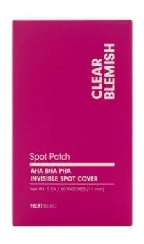 Патчи точечного применения против акне и воспалений NextBeau Clear Blemish Spot Patch