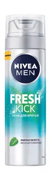 Пена для бритья с мятой и кактусовой водой Nivea Men Fresh Kick Пена для бритья