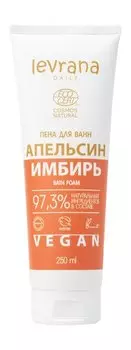 Пена для ванны с ароматом сочного апельсина и пряного имбиря Levrana Daily Пена для ванн Апельсин и имбирь