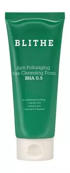Пенка для очищения пор с салициловой кислотой Blithe Anti-Polluaging BHA 5.0 Pore Cleansing Foam
