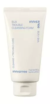 Пенка для проблемной кожи лица с маслом семян торреи и BHA-кислотой Innisfree Bija + BHA Trouble Cleansing Foam