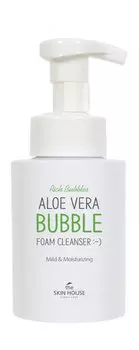 Пенка для умывания с экстрактом алоэ The Skin House Aloe Vera Bubble Foam Cleanser