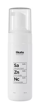 Пенка для умывания с ниацинамидом, цинком и салициловой кислотой Likato Professional Salicylic Acid Cleansing Foam