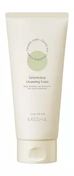 Пенка для умывания с зелёным чаем Missha Creamy Latte Cleansing Foam Green Tea