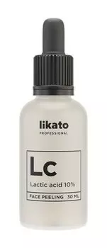 Пилинг для лица с молочной кислотой Likato Professional Lactic Acid 10% Face Peeling